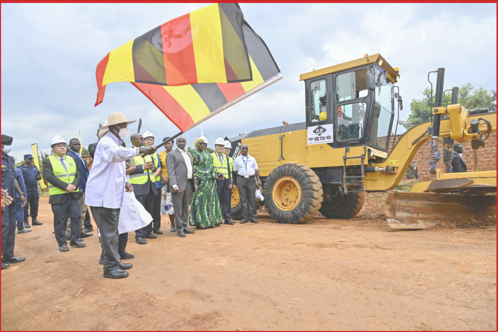 PRESIDENT MUSEVENI FLAGS OFF KAYUNGA-GALIRAYA ROAD CONSTRUCTION